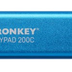 Kingston IronKey Keypad 200C 256GB USB 3.2 Stick με σύνδεση USB-C Μπλε