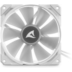 Sharkoon Rebel F50 Case Fan 120mm με RGB Φωτισμό και Σύνδεση 4-Pin PWM Λευκό