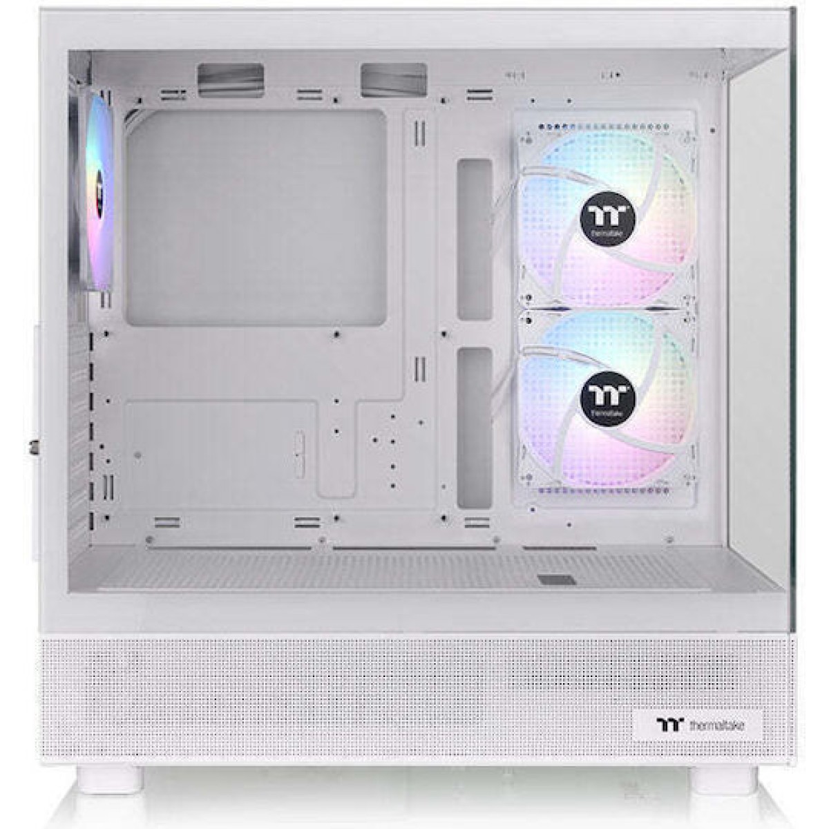 Thermaltake View 270 Plus TG ARGB Midi Tower Κουτί Υπολογιστή με Πλαϊνό Παράθυρο Snow