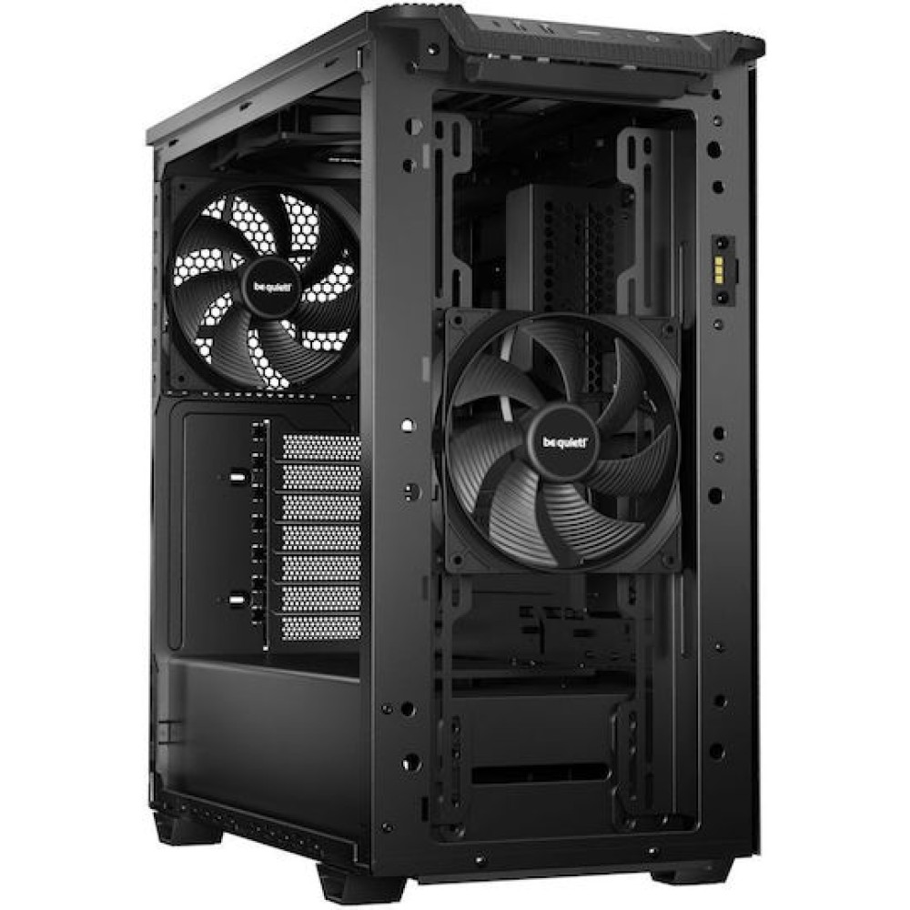 Be Quiet Pure Base 501 DX Gaming Midi Tower Κουτί Υπολογιστή με Πλαϊνό Παράθυρο και RGB Φωτισμό Μαύρο
