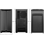Be Quiet Pure Base 501 DX Gaming Midi Tower Κουτί Υπολογιστή με Πλαϊνό Παράθυρο και RGB Φωτισμό Μαύρο