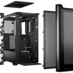 Be Quiet Pure Base 501 LX Gaming Midi Tower Κουτί Υπολογιστή με Πλαϊνό Παράθυρο και RGB Φωτισμό Μαύρο