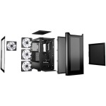 Be Quiet Pure Base 501 LX Gaming Midi Tower Κουτί Υπολογιστή με Πλαϊνό Παράθυρο και RGB Φωτισμό Μαύρο