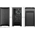 Be Quiet Pure Base 501 LX Gaming Midi Tower Κουτί Υπολογιστή με Πλαϊνό Παράθυρο και RGB Φωτισμό Μαύρο