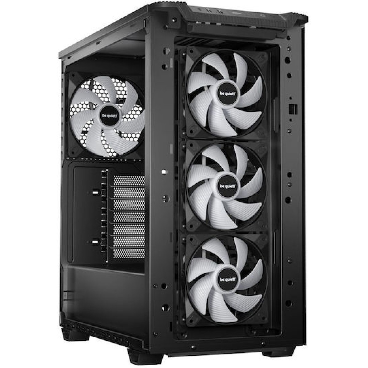 Be Quiet Pure Base 501 LX Gaming Midi Tower Κουτί Υπολογιστή με Πλαϊνό Παράθυρο και RGB Φωτισμό Μαύρο