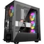 Be Quiet Pure Base 501 LX Gaming Midi Tower Κουτί Υπολογιστή με Πλαϊνό Παράθυρο και RGB Φωτισμό Μαύρο