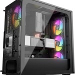 Be Quiet Pure Base 501 LX Gaming Midi Tower Κουτί Υπολογιστή με Πλαϊνό Παράθυρο και RGB Φωτισμό Μαύρο