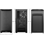 Be Quiet Pure Base 501 LX Gaming Midi Tower Κουτί Υπολογιστή με Πλαϊνό Παράθυρο και RGB Φωτισμό Μαύρο