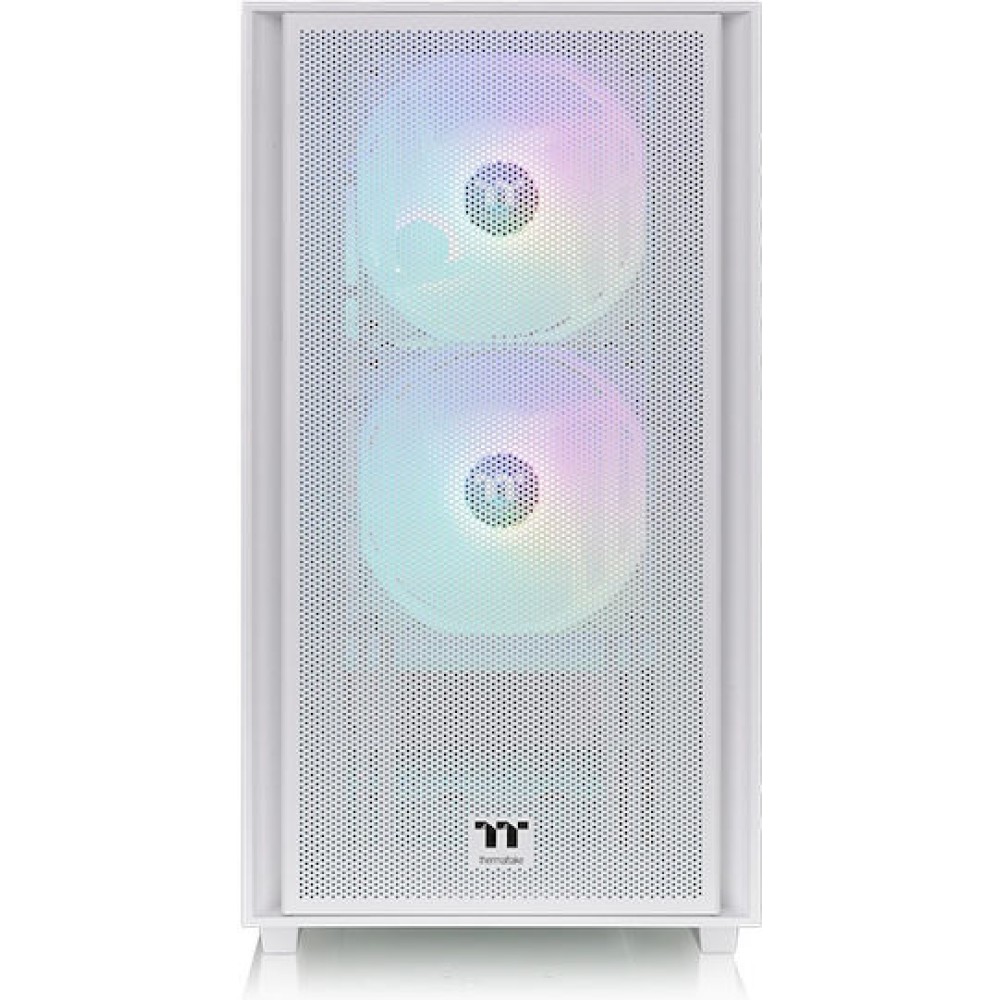 Thermaltake Versa H16 TG ARGB Gaming Micro Tower Κουτί Υπολογιστή με Πλαϊνό Παράθυρο Snow