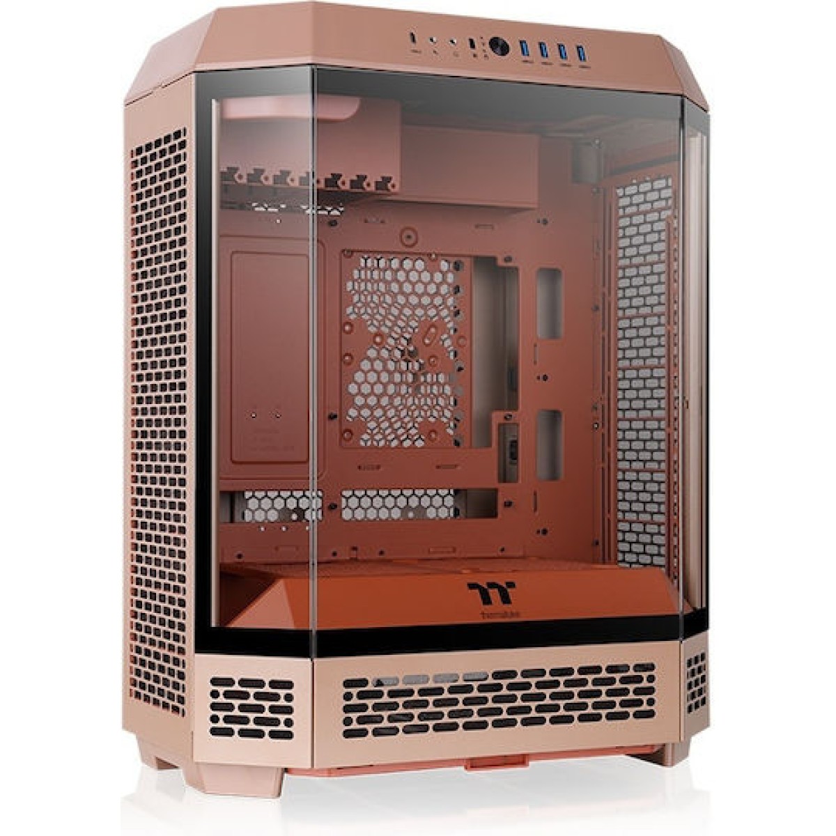 Thermaltake The Tower 600 Gaming Midi Tower Κουτί Υπολογιστή με Πλαϊνό Παράθυρο Gravel Sand