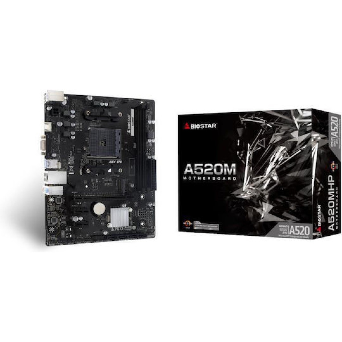 Biostar A520MHP Motherboard Micro ATX με AMD AM4 Socket