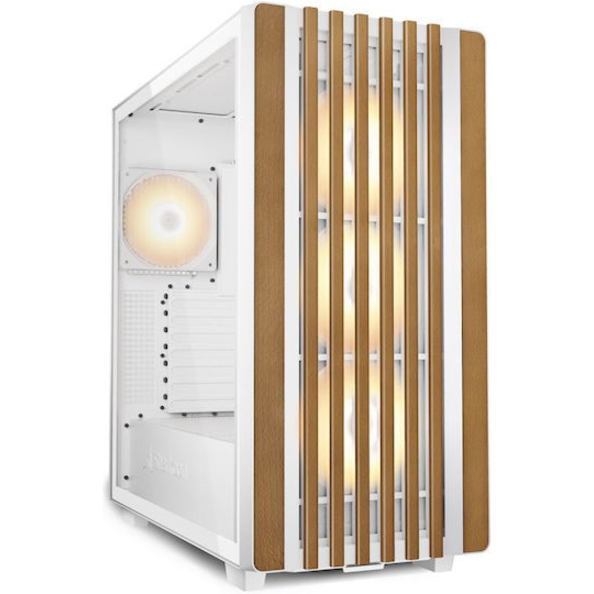 Sharkoon Rebel C70G RGB Gaming Midi Tower Κουτί Υπολογιστή Λευκό