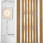 Sharkoon Rebel C70G RGB Gaming Midi Tower Κουτί Υπολογιστή Λευκό