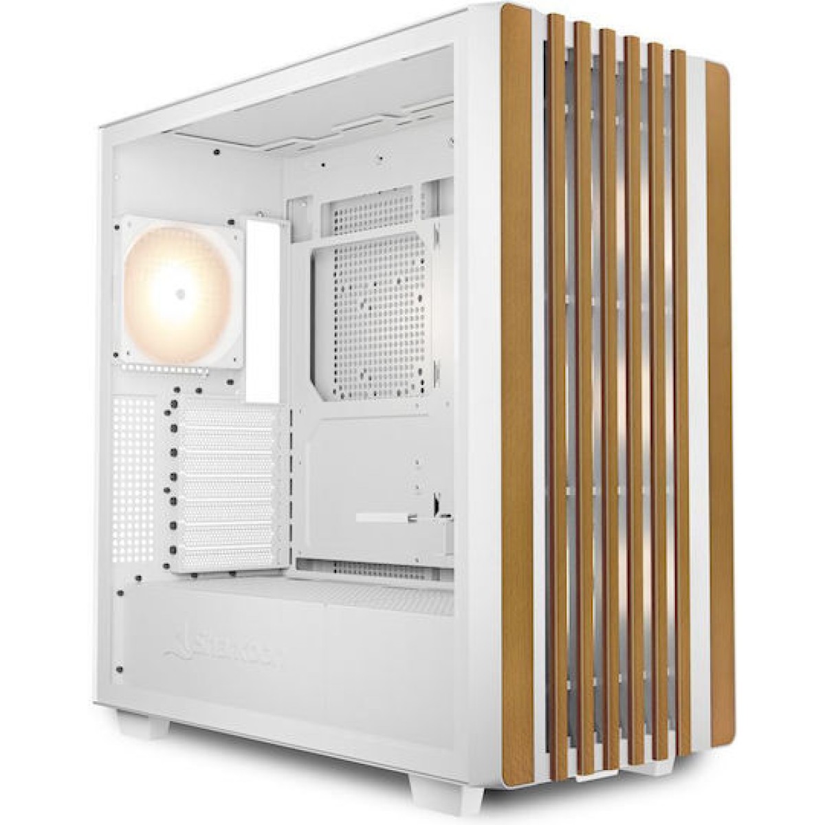 Sharkoon Rebel C70G RGB Gaming Midi Tower Κουτί Υπολογιστή Λευκό