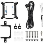 Thermaltake TH240 V2 Ultra (v2) Υδρόψυξη Επεξεργαστή Διπλού Ανεμιστήρα 120mm για Socket AM4/AM5/1700/1200/115x με ARGB Φωτισμό Λευκή