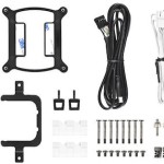 Thermaltake TH240 V2 Ultra (v2) Υδρόψυξη Επεξεργαστή Διπλού Ανεμιστήρα 120mm για Socket AM4/AM5/1700/1200/115x με ARGB Φωτισμό Λευκή