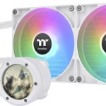 Thermaltake TH280 V2 Ultra Snow Edition (v2) Υδρόψυξη Επεξεργαστή Διπλού Ανεμιστήρα 140mm για Socket AM4/AM5/1700/1200/115x με ARGB Φωτισμό Λευκή
