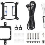 Thermaltake TH280 V2 Ultra Snow Edition (v2) Υδρόψυξη Επεξεργαστή Διπλού Ανεμιστήρα 140mm για Socket AM4/AM5/1700/1200/115x με ARGB Φωτισμό Λευκή