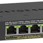 NetGear GS305P-300EUS Managed L3 PoE Switch με 4 Θύρες Gigabit (1Gbps) Ethernet
