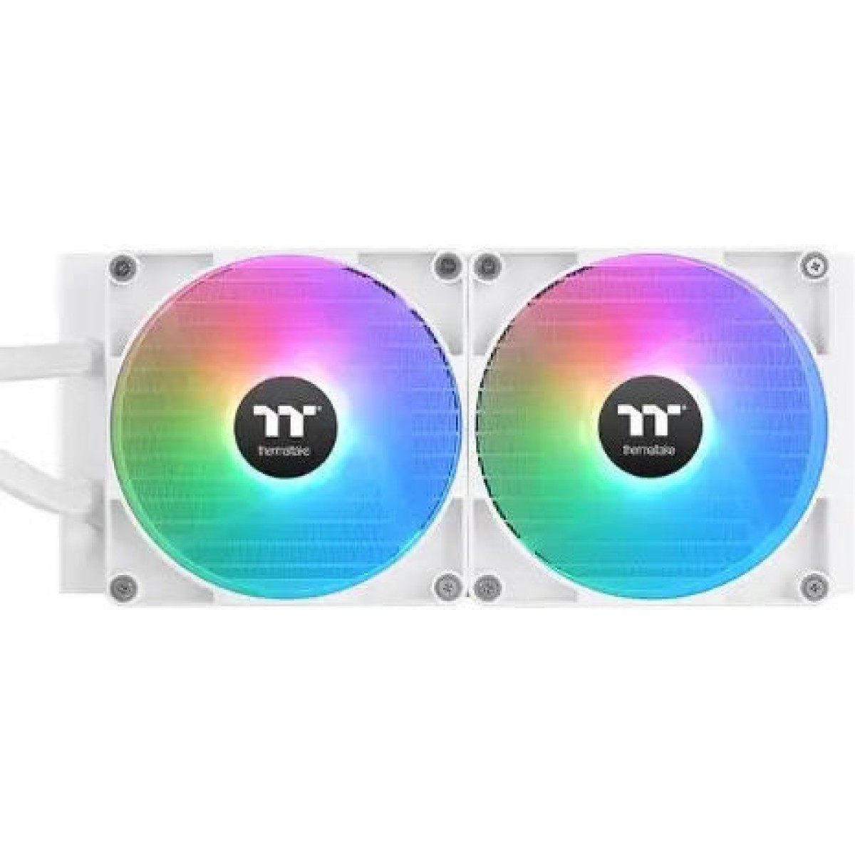 Thermaltake TH280 V2 ARGB (v2) Υδρόψυξη Επεξεργαστή Διπλού Ανεμιστήρα 140mm για Socket AM4/AM5/1700/1200/115x Λευκή