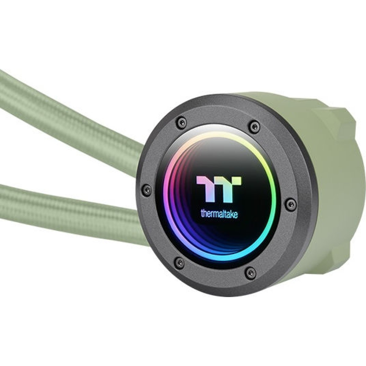 Thermaltake TH280 V2 Matcha Green Edition Υδρόψυξη Επεξεργαστή Διπλού Ανεμιστήρα 140mm για Socket AM4/AM5/1700/1200/115x με ARGB Φωτισμό Πράσινη
