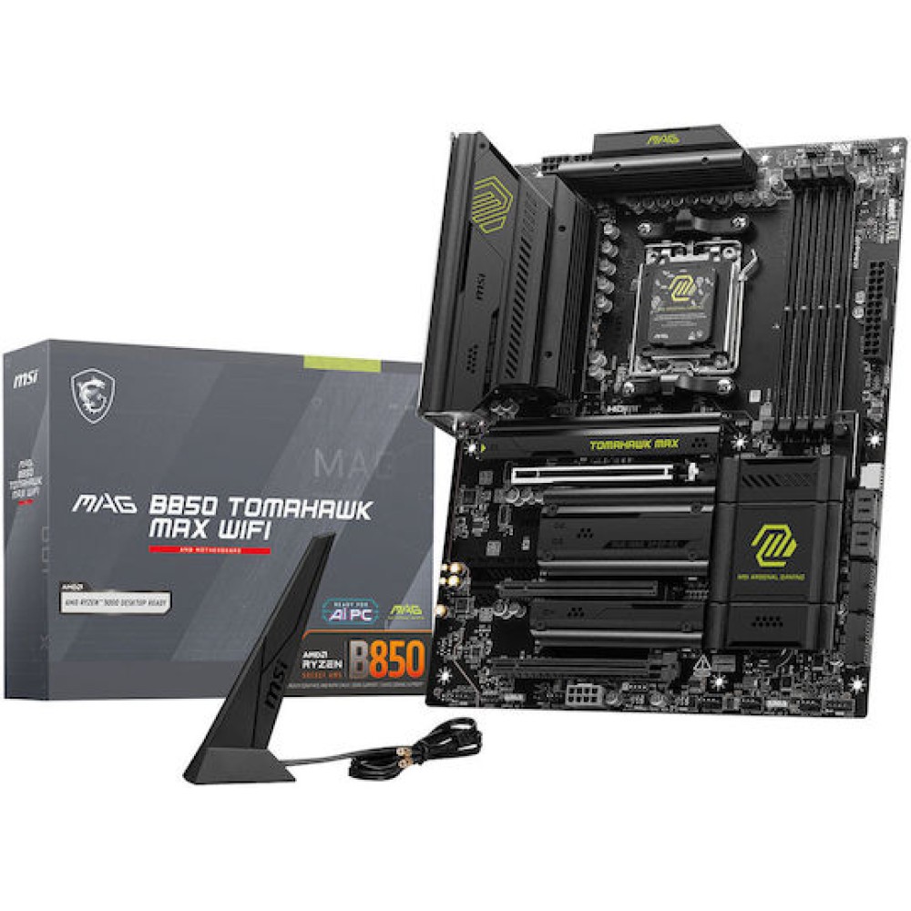 MSI MAG B850 Tomahawk Max WIFI Motherboard ATX με AMD AM5 Socket