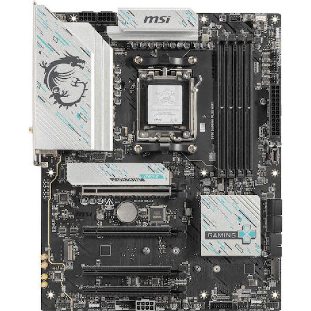 MSI B850 GAMING PLUS WIFI Motherboard ATX με AMD AM5 Socket 7E56-001R