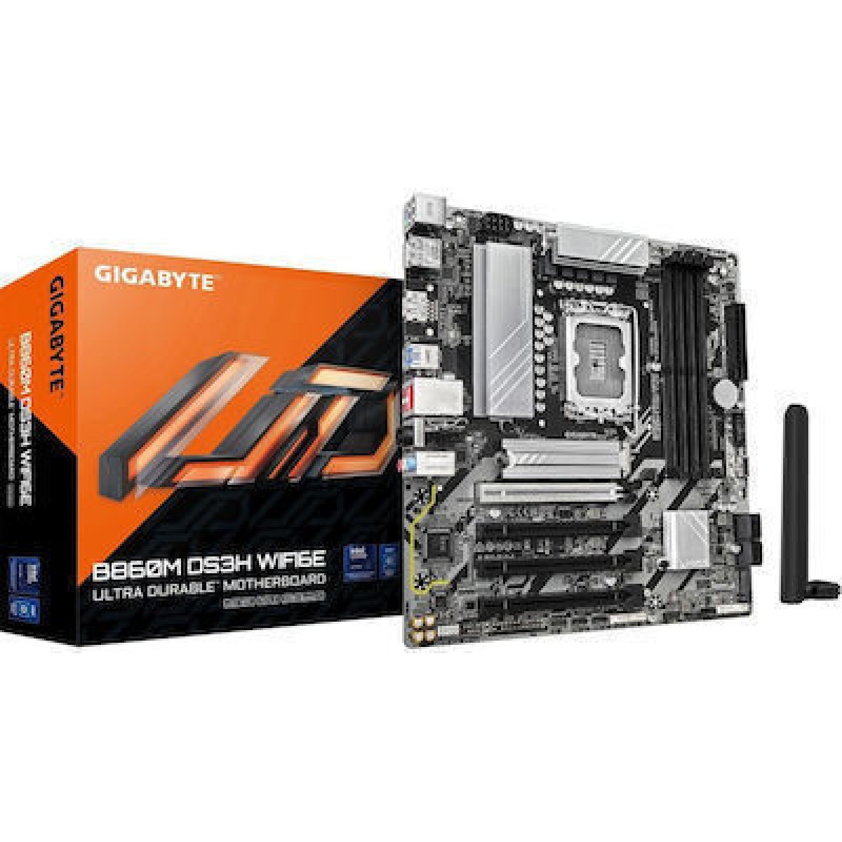 Gigabyte B860M DS3H WIFI6E Motherboard Micro ATX με Intel 1851 Socket