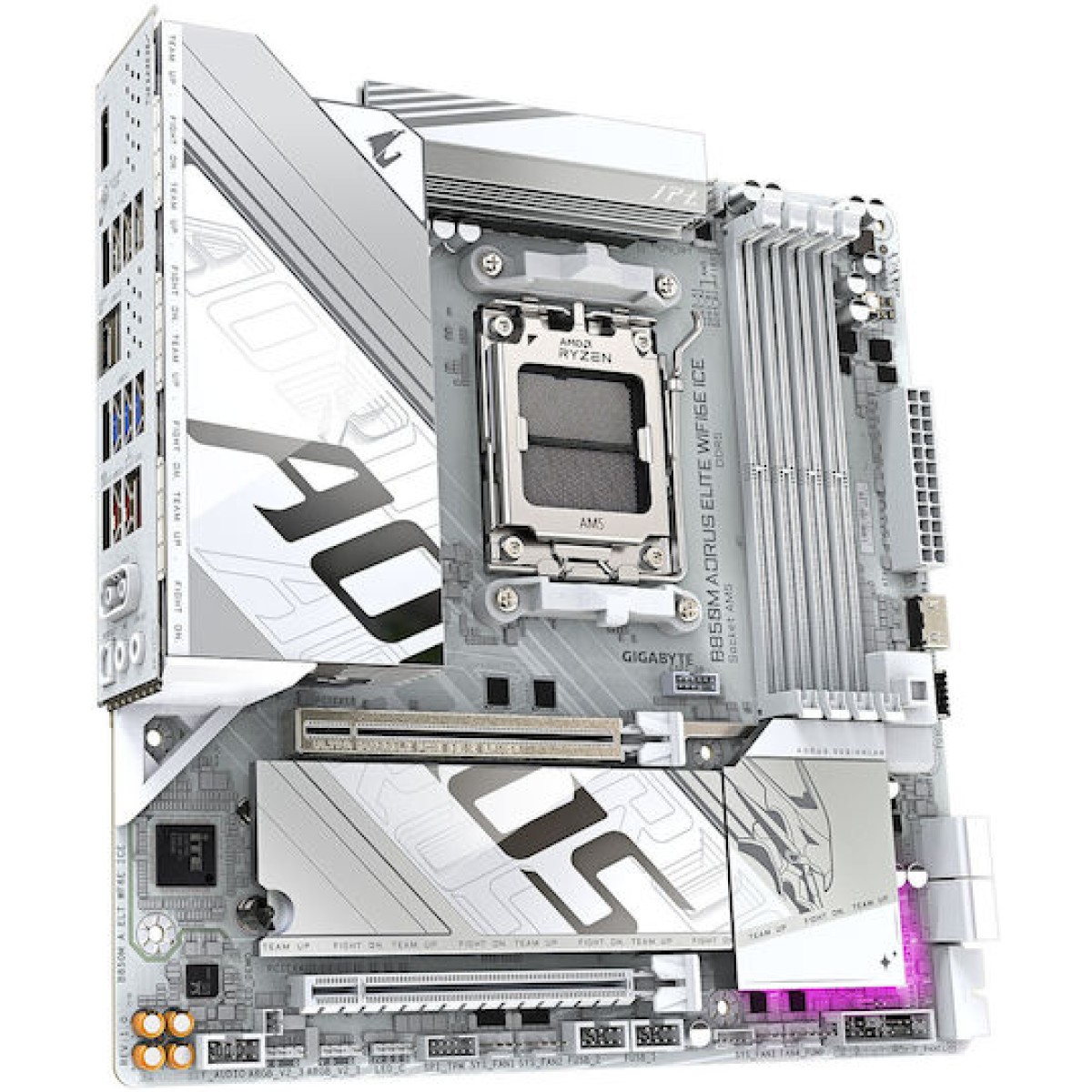 Gigabyte B850M Aorus Elite WIFI6E Ice Motherboard Micro ATX με AMD AM5 Socket