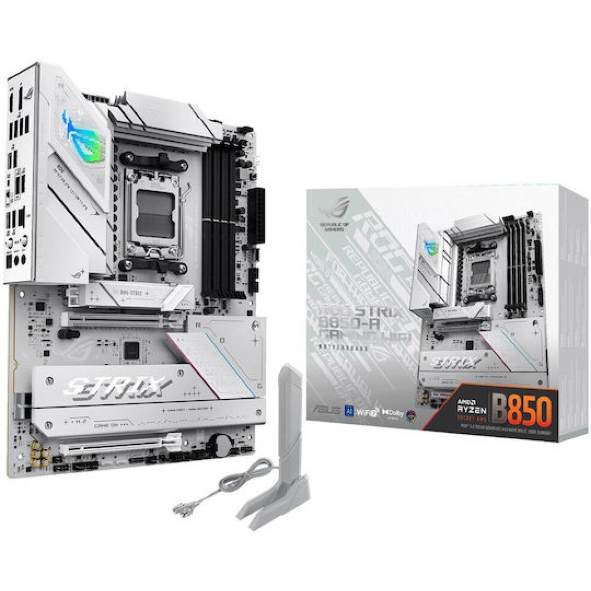 Asus ROG STRIX B850-A GAMING WIFI Motherboard ATX με AMD AM5 Socket 90MB1J50-M0EAY0