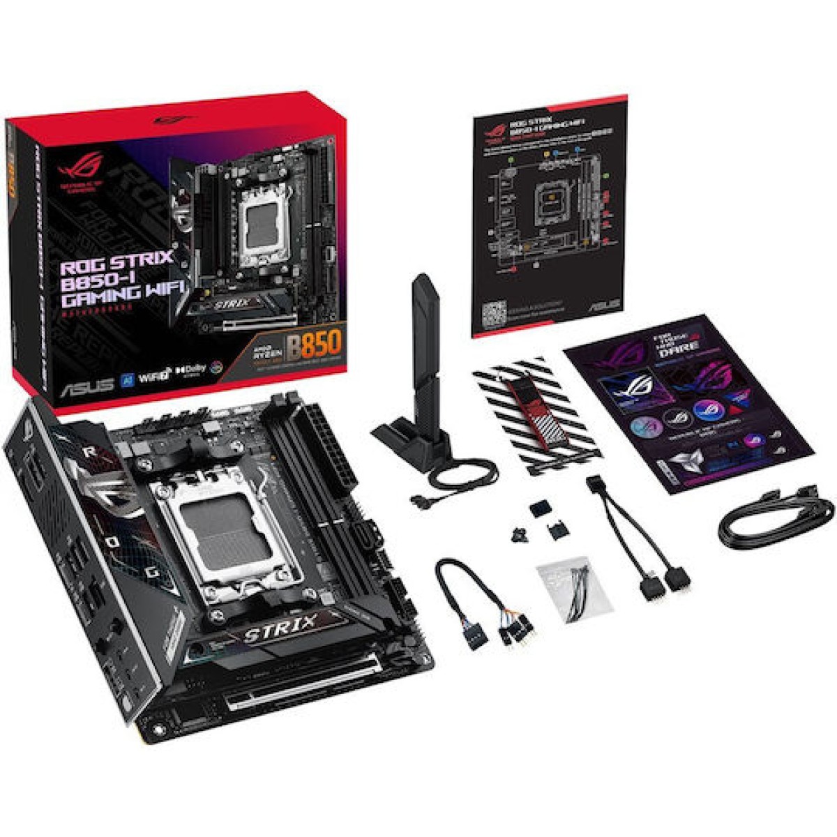 Asus ROG STRIX B850-I GAMING WIFI Motherboard Mini ITX με AMD AM5 Socket 90MB1K30-M0EAY0
