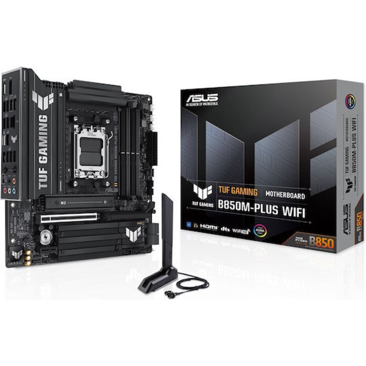 Asus TUF GAMING B850M-PLUS WIFI Motherboard Micro ATX με AMD AM5 Socket 90MB1IY0-M0EAY0