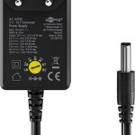 Goobay Ρυθμιζόμενο Universal Τροφοδοτικό 5 2.4A 12W με σετ βυσμάτων (74436)