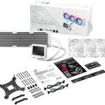 Asus ROG Ryujin III 360 ARGB Extreme (v2) Υδρόψυξη Επεξεργαστή Τριπλού Ανεμιστήρα 120mm για Socket AM4/AM5/1700/1200/115x Λευκή