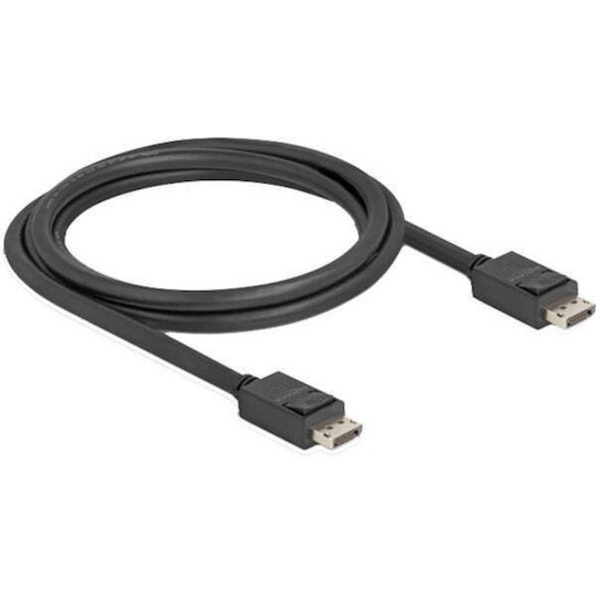DeLock Cable DisplayPort male - DisplayPort male 1.8m Μαύρο (81175)