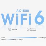 TP-LINK Deco X10 v1 Access Point Wi‑Fi 6 Dual Band (2.4 & 5GHz) Λευκό