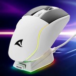 Sharkoon SGM50W Ασύρματο RGB Gaming Ποντίκι 6400 DPI Λευκό
