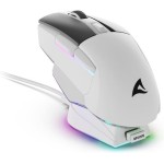 Sharkoon SGM50W Ασύρματο RGB Gaming Ποντίκι 6400 DPI Λευκό
