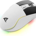 Sharkoon SGM50W Ασύρματο RGB Gaming Ποντίκι 6400 DPI Λευκό