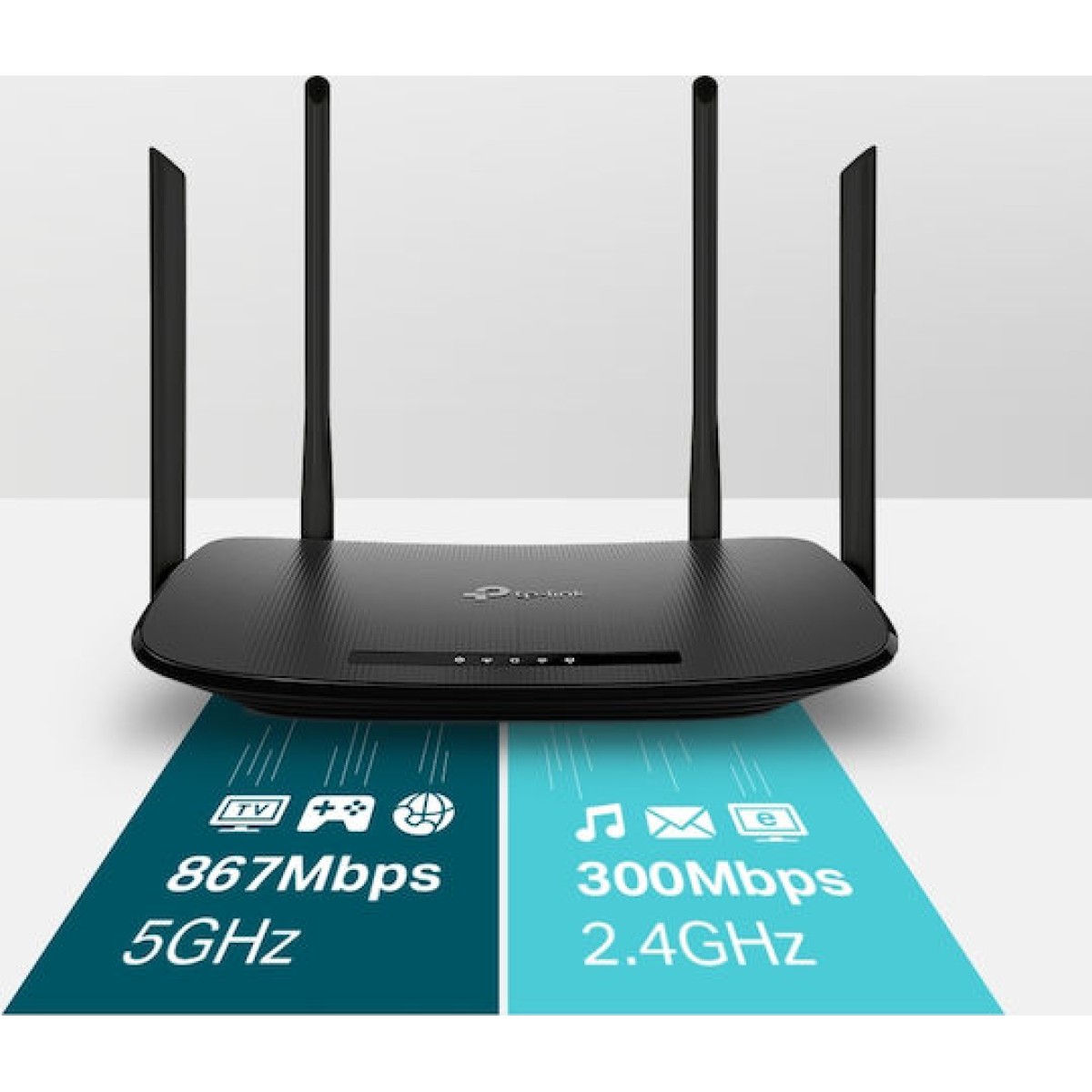 TP-LINK Archer VR300 v1 VDSL2 Ασύρματο Modem Router Wi‑Fi 5 με 4 Θύρες Ethernet