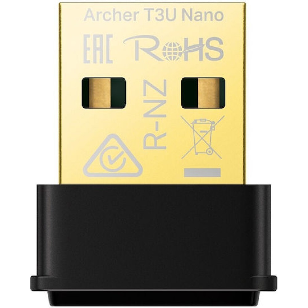 TP-LINK Archer T3U Nano v1 Ασύρματος USB Αντάπτορας Δικτύου 1300Mbps