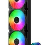 CoolerMaster MasterLiquid 360 Core II Υδρόψυξη Επεξεργαστή Τριπλού Ανεμιστήρα 120mm για Socket 1700/1200/115x με ARGB Φωτισμό Λευκή