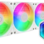 CoolerMaster MasterLiquid 360 Core II Υδρόψυξη Επεξεργαστή Τριπλού Ανεμιστήρα 120mm για Socket 1700/1200/115x με ARGB Φωτισμό Λευκή