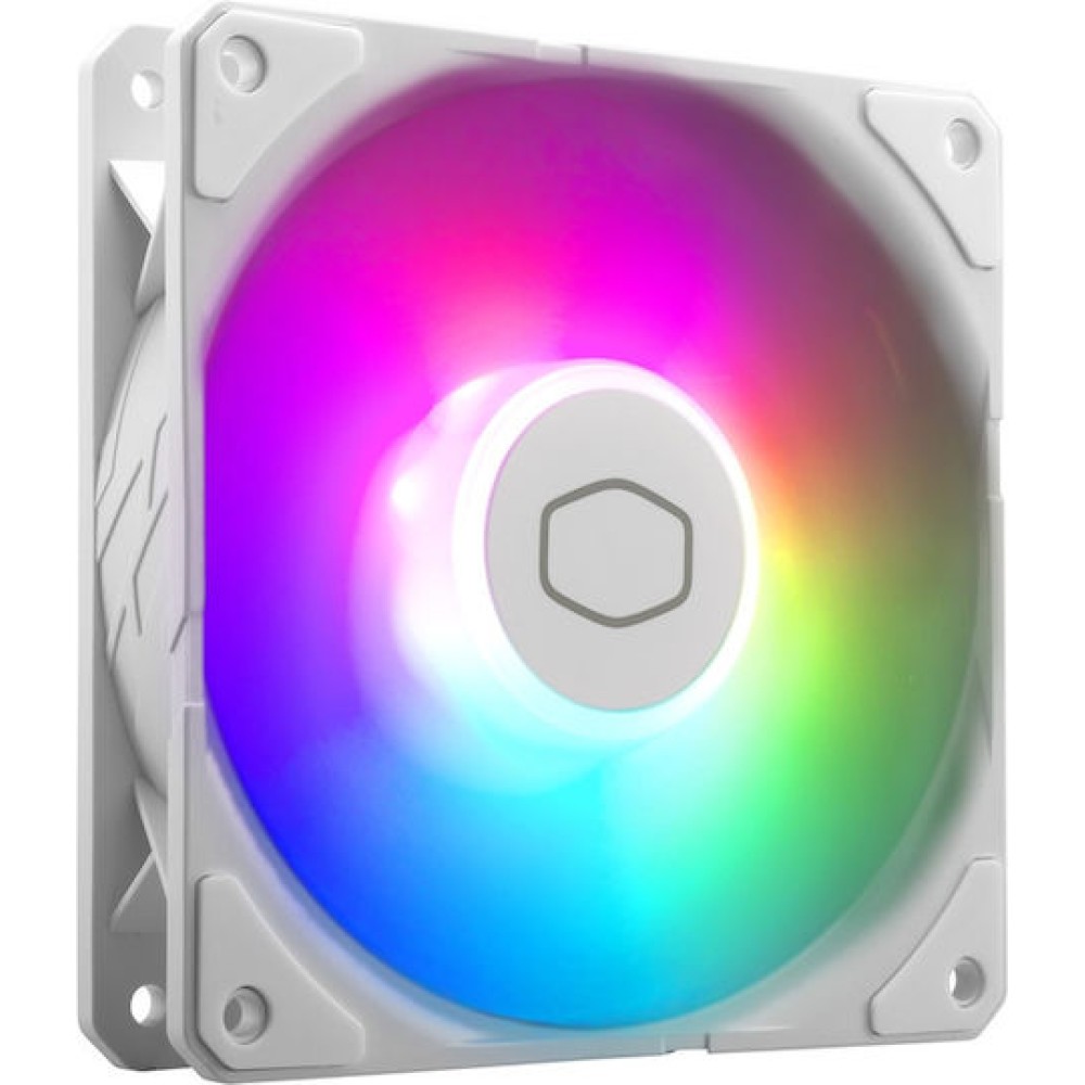 CoolerMaster Sickleflow Edge 120 Case Fan με ARGB Φωτισμό και Σύνδεση 3-Pin / 4-Pin PWM Λευκό