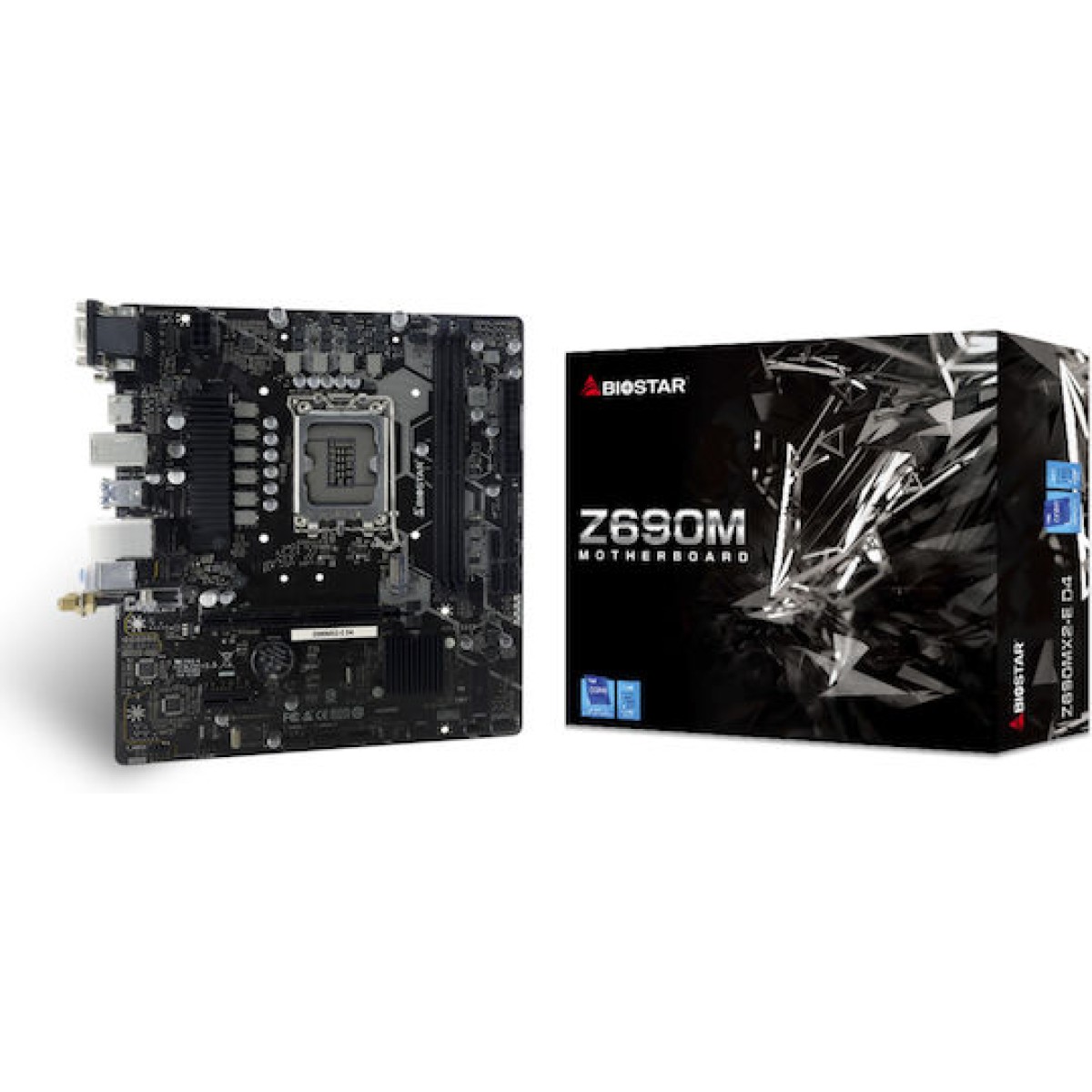 Biostar Z690MX2-E D4 Motherboard Micro ATX με Intel 1700 Socket