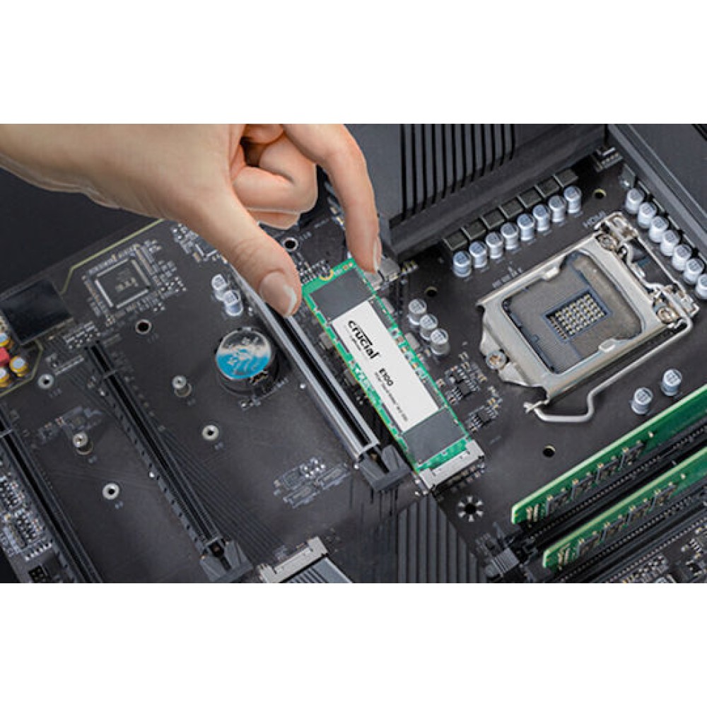 Crucial E100 Gen4 SSD 480GB M.2 NVMe PCI Express 4.0