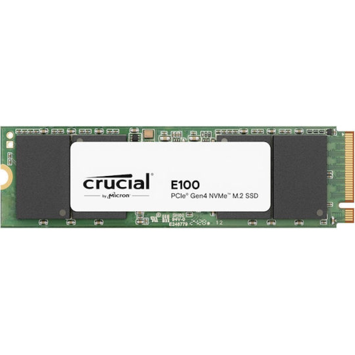 Crucial E100 Gen4 SSD 480GB M.2 NVMe PCI Express 4.0