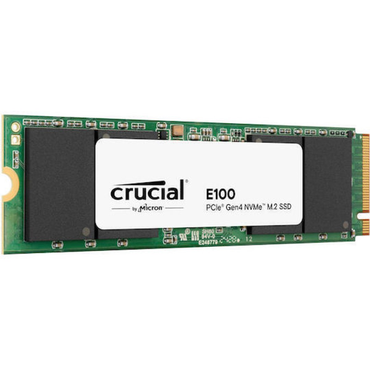 Crucial E100 Gen4 SSD 480GB M.2 NVMe PCI Express 4.0