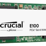 Crucial E100 Gen4 SSD 480GB M.2 NVMe PCI Express 4.0