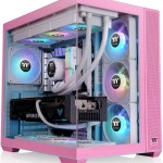 Thermaltake View 380 TG ARGB Gaming Midi Tower Κουτί Υπολογιστή με Πλαϊνό Παράθυρο Bubble Pink